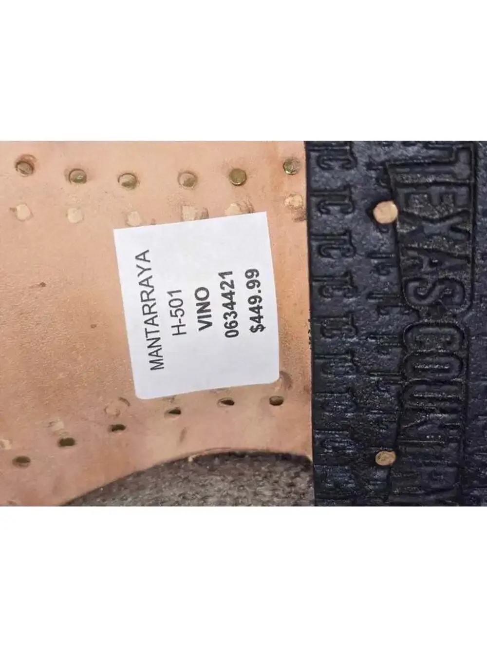 Texas Country Stingray Boots Squeare Toe Color: Burgundy Model: Mantarraya H-501